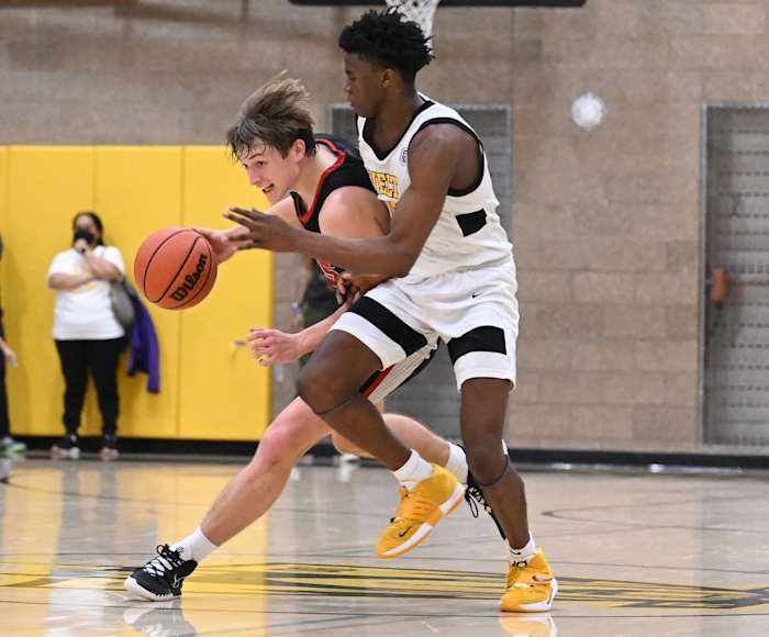 Roosevelt North Medford boys basketball Leon Neuschwander 62